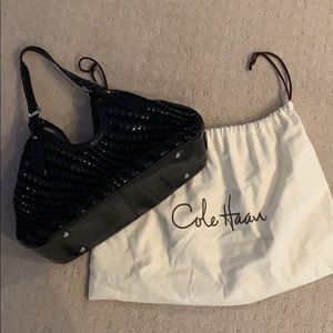 Cole Haan basket weave purse.